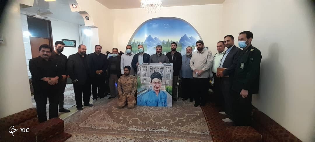 متن تشکر و قدردانی خانواده شهید لندی از سازمان بسیج هنرمندان فارس